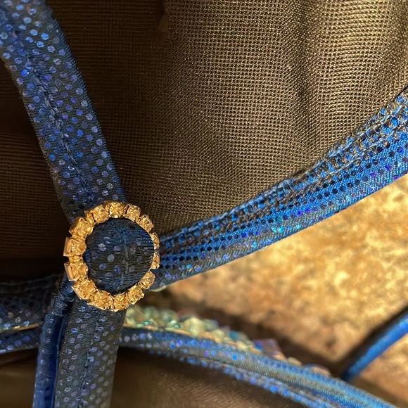 Handmade Blue Fitness Suit - Picture 6 of 9